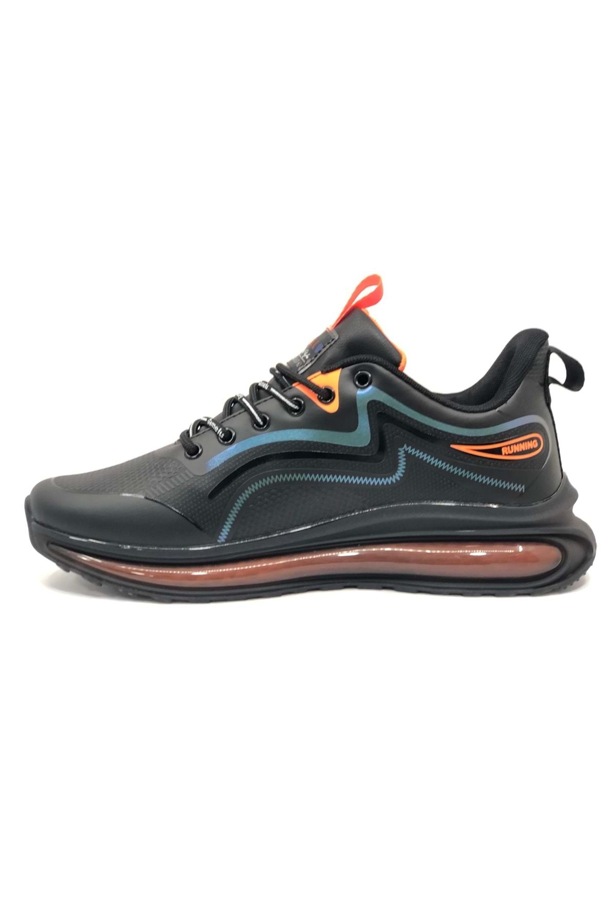 Crazy-25 Free Style Sneakers Erkek Spor Ayakkabı SİYAH-TURUNCU — رنگارنگ AST08010 — تصویر 3 از 5