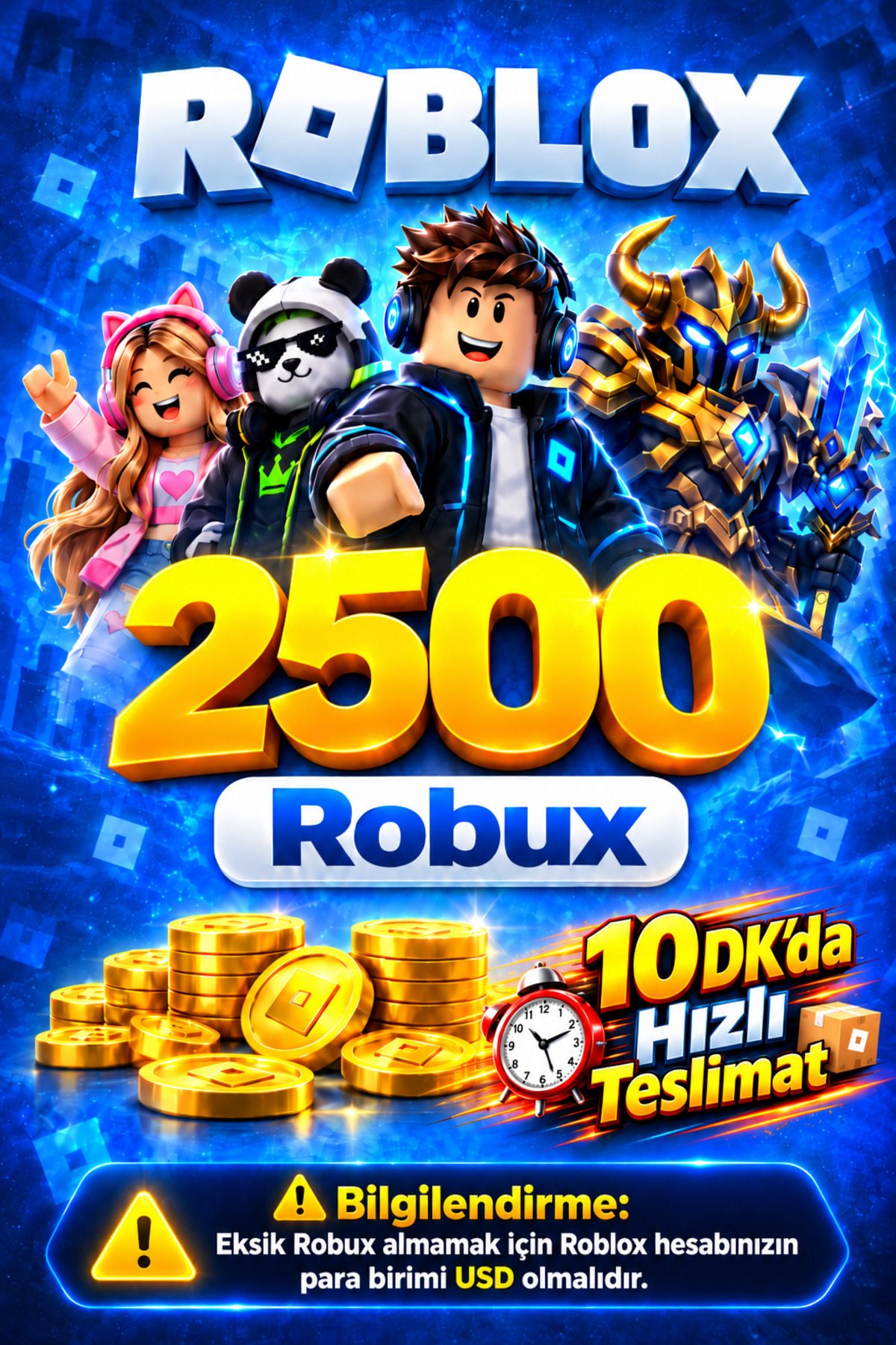 oyunkredi 2500 Robux