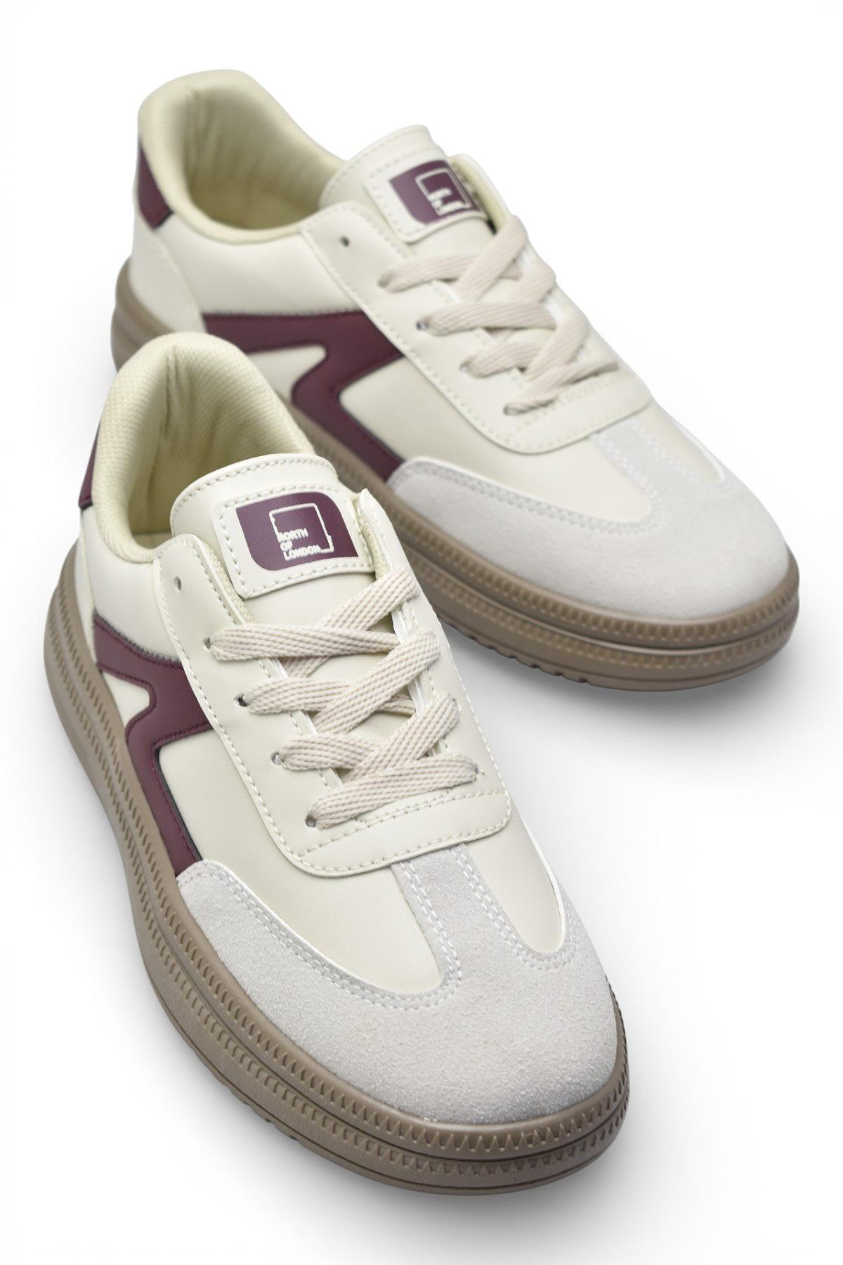 510 Hazır Taban Unisex Spor Ayakkabı Bağcıklı Rahat Sneaker Erkek Kadın Spor Ayakkabı — بژ T3972 — تصویر 5 از 7