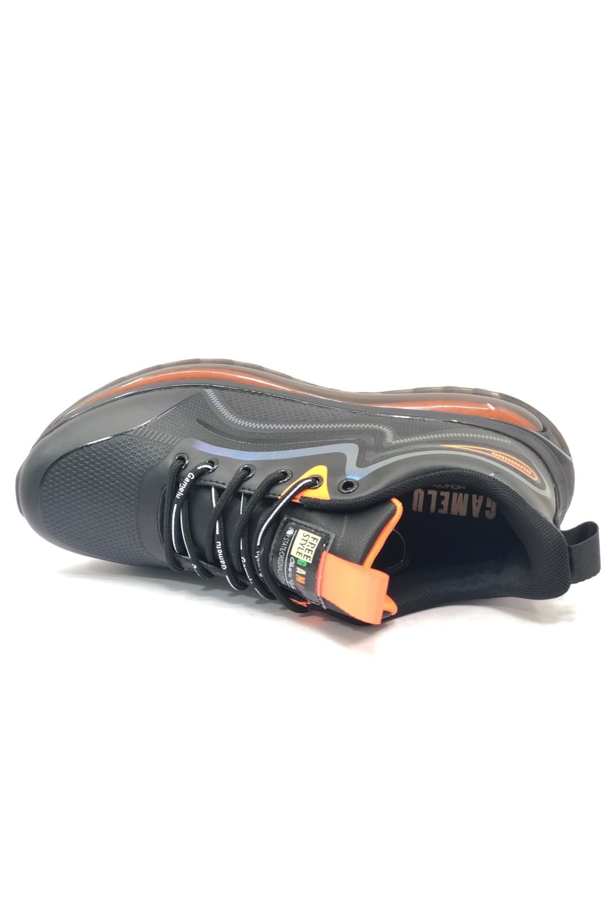 Crazy-25 Free Style Sneakers Erkek Spor Ayakkabı SİYAH-TURUNCU — رنگارنگ AST08010 — تصویر 4 از 5