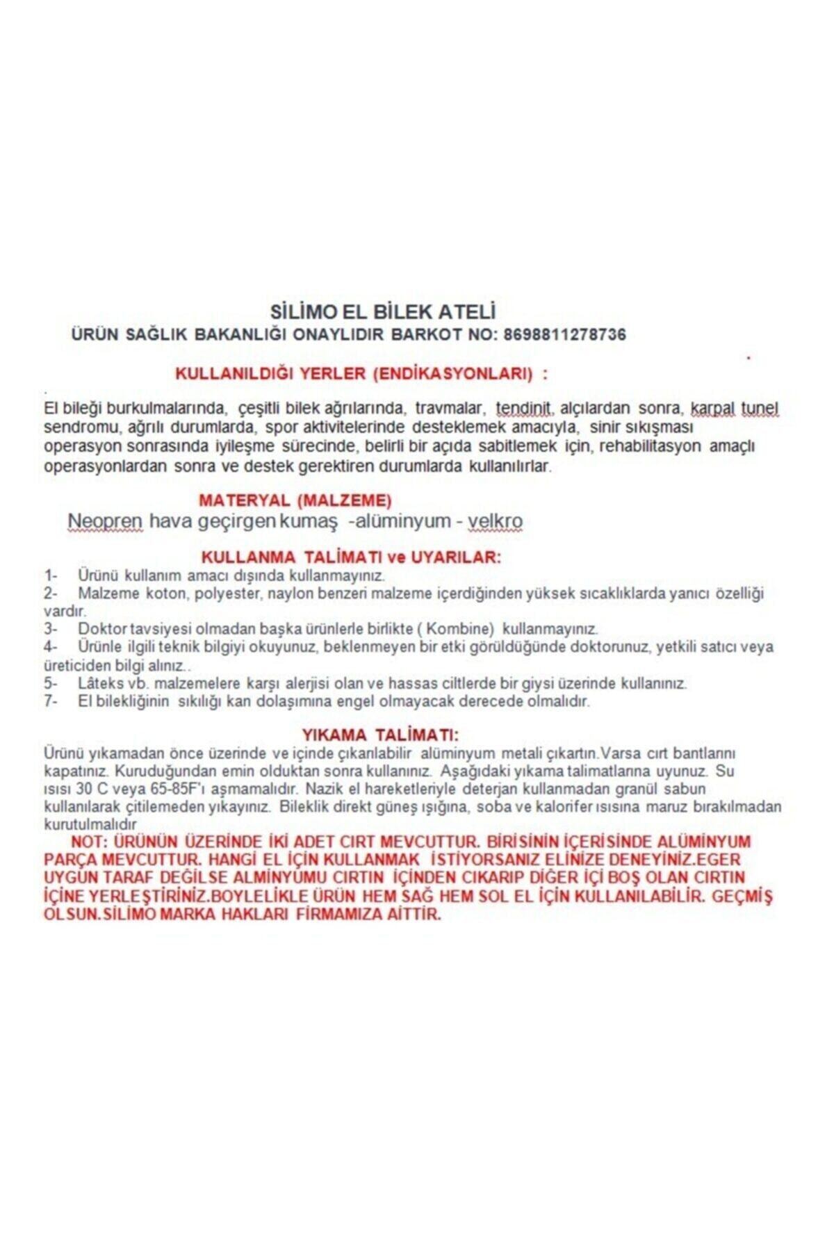 El Bilek Istirahat Ateli Bedensiz Çift Yönlü El Bilekliği Karpal Tünel Sendromu Sinir Sıkışması 4