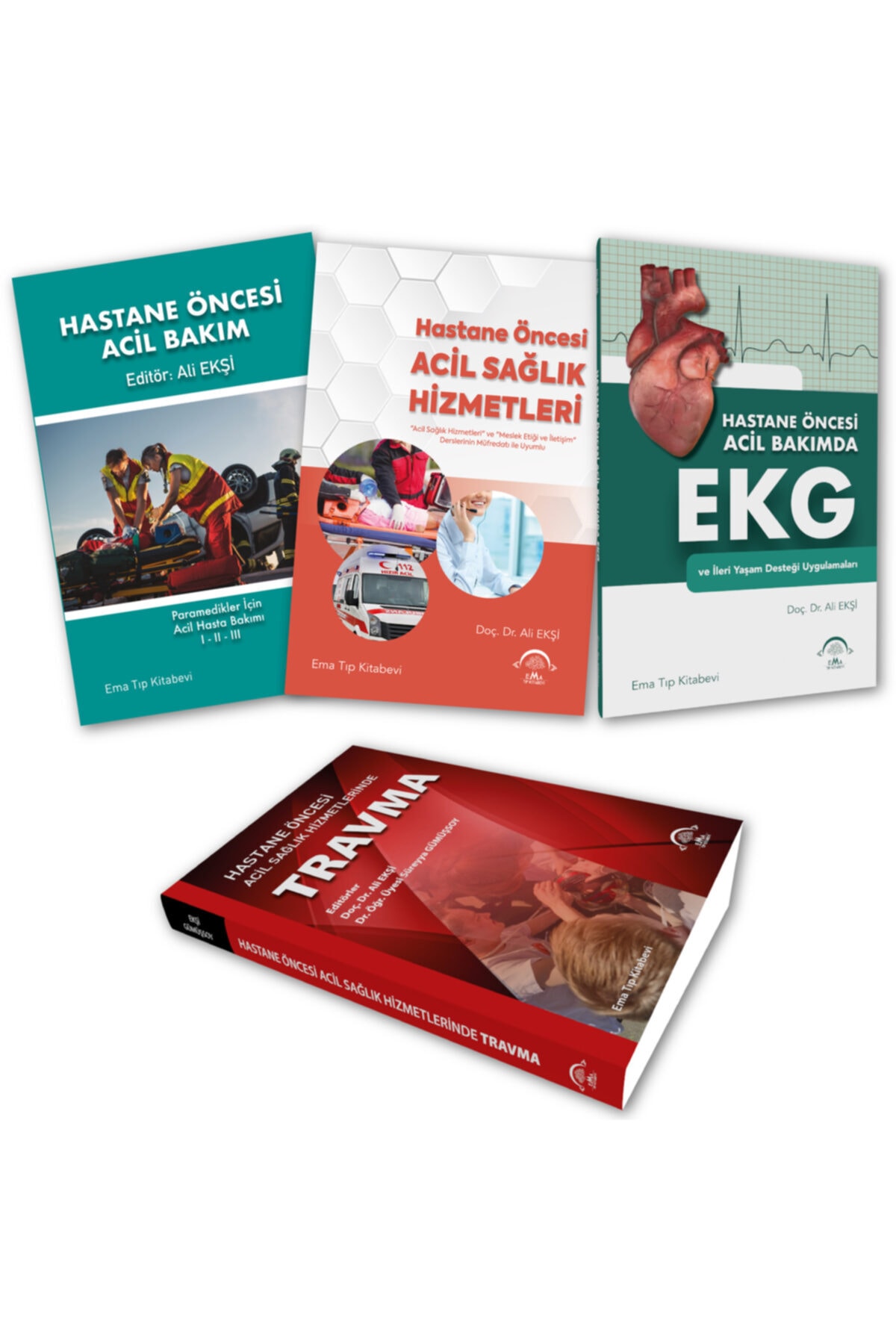 Paramedik Eğitim Kitapları (acil Bakım I-ıı-ııı -acil Sağlık Hizmetleri - Travma - Ekg )