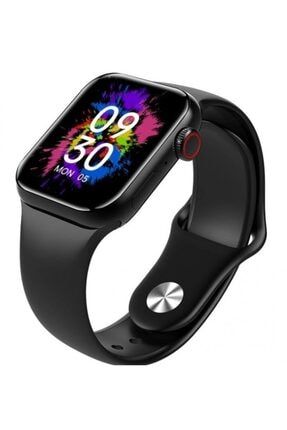 M16 Plus Smart Watch 1.75inç Full Hd Ips Ekran 2021 Akıllı Saat Siyah watch1002ari2