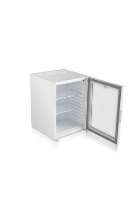 Mnbar 40 Litre Beyaz Cam Kapılı Minibar Mını Buzdolabı Kompresörlü MNBARBEYAZCAM