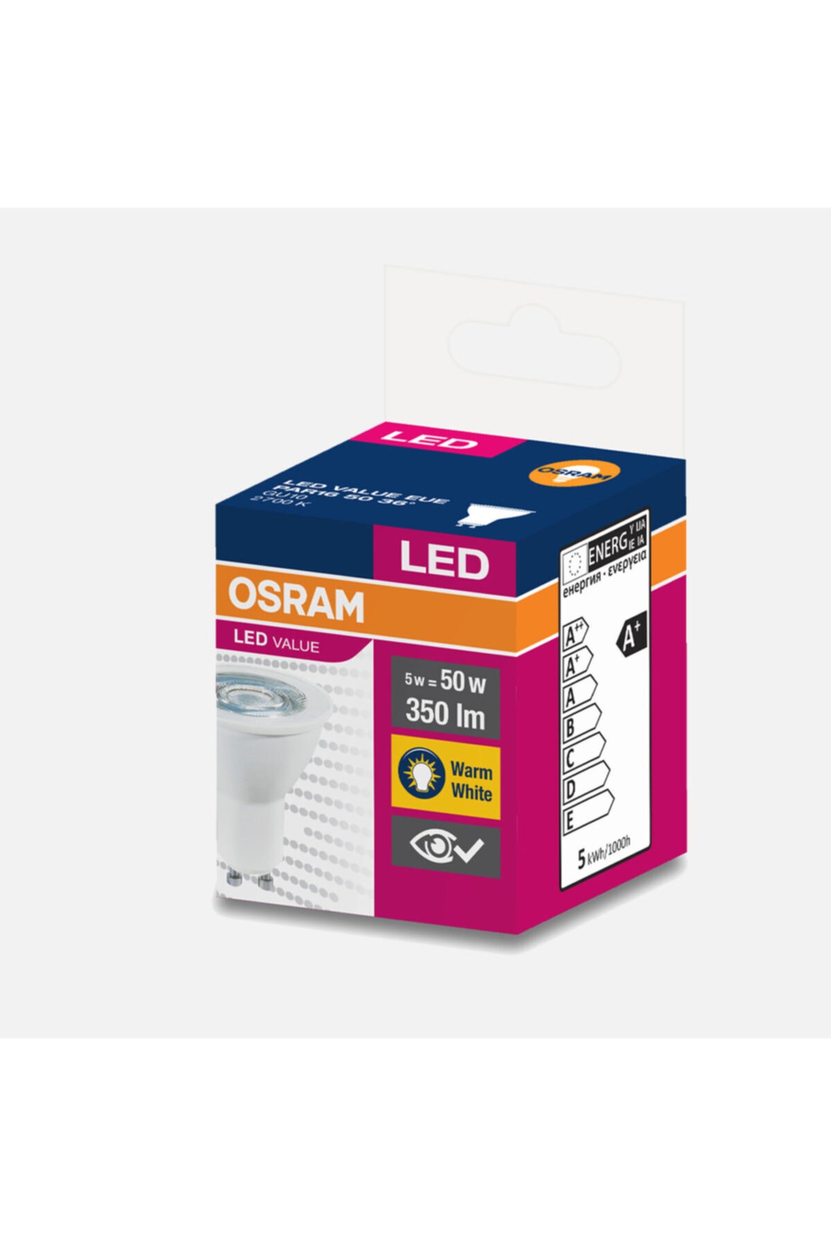 Osram 4,5w Gu10 Sarı 3000k Led Spot Ampul