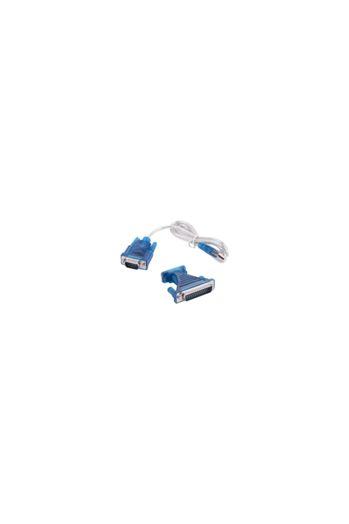 Oem Usb 2.0 To Rs232 Seri Com Db9 Kablo + 25 Pin Erkek 9 Pin Dişi Lpt Adaptör 2
