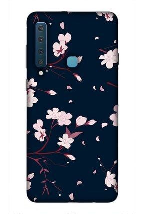 Zipax Galaxy A9 2018 Kılıf Pembe Çiçek Baskılı Desenli Silikon Kılıf A++-8223 Galaxy A9 2018 kılıf-Zipax8223D5