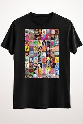 Erkek Siyah Andy Warhol Classic T-shirt GR1144