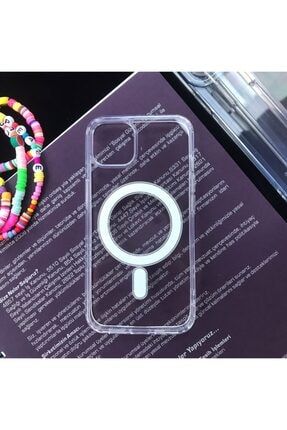 Iphone 13 Uyumlu A+ Kalite Magsafe Kablosuz Şarj Uyumlu Şeffaf Kılıf 13ŞSERİES