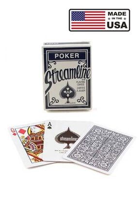 Poker, Iskambil Oyun Kartı Mavi Tekli Deste TYC00235297084