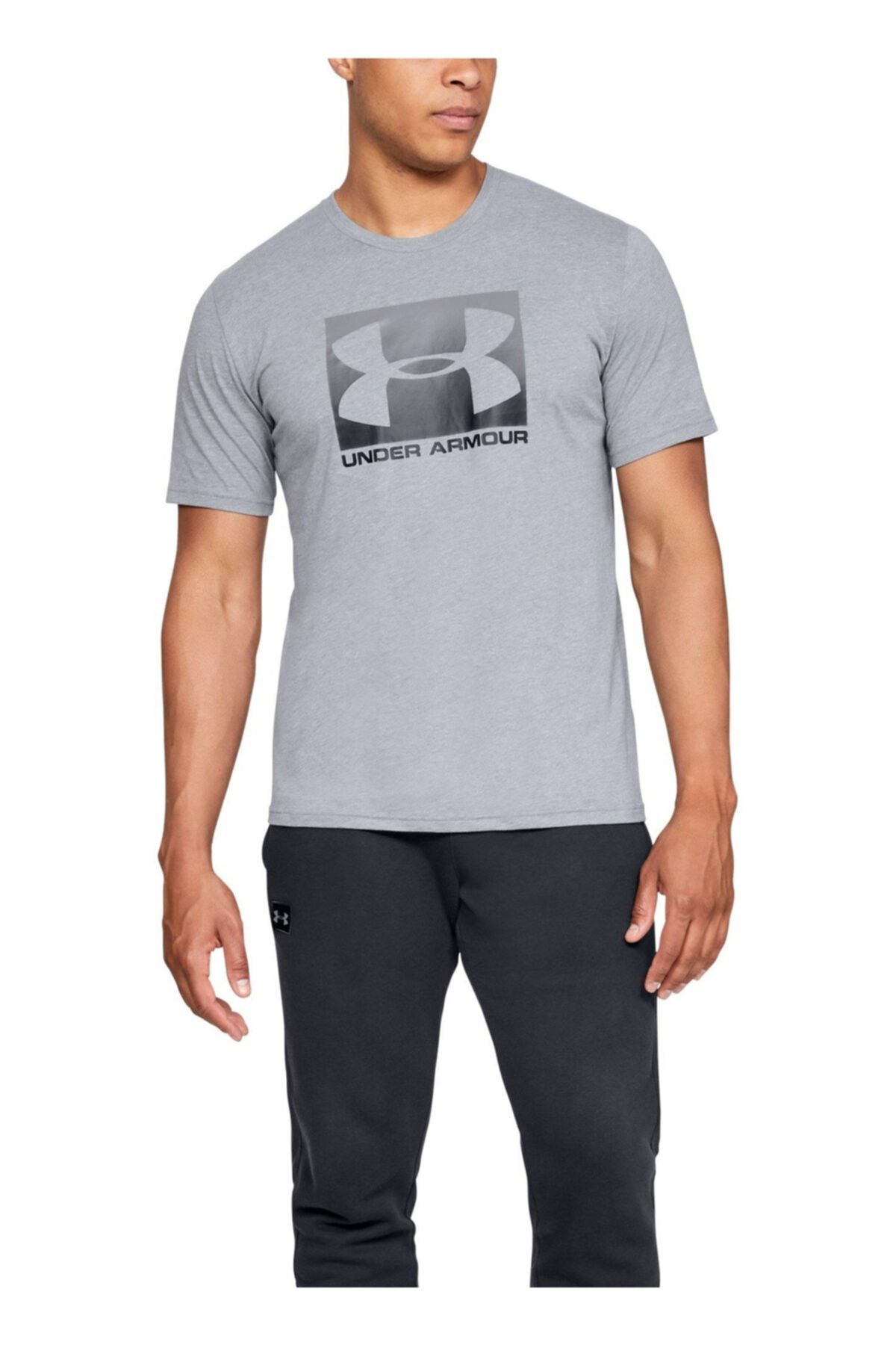تی شرت خاکستری مردانه اورجینال Under Armour