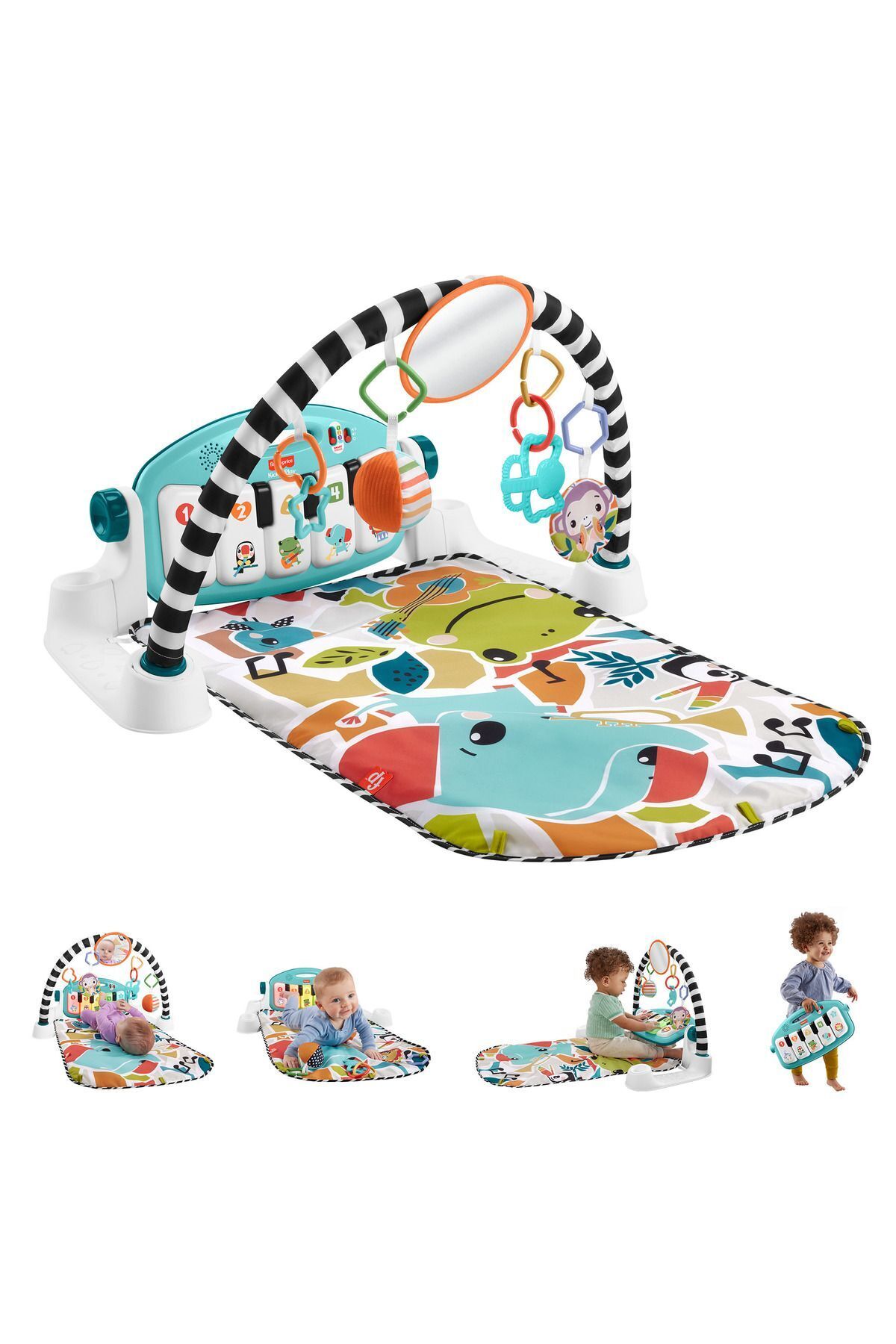 FISHER PRICE Fisher-Price® Neşeli Hayvanlar™ Piyanolu Jimnastik Merkezi