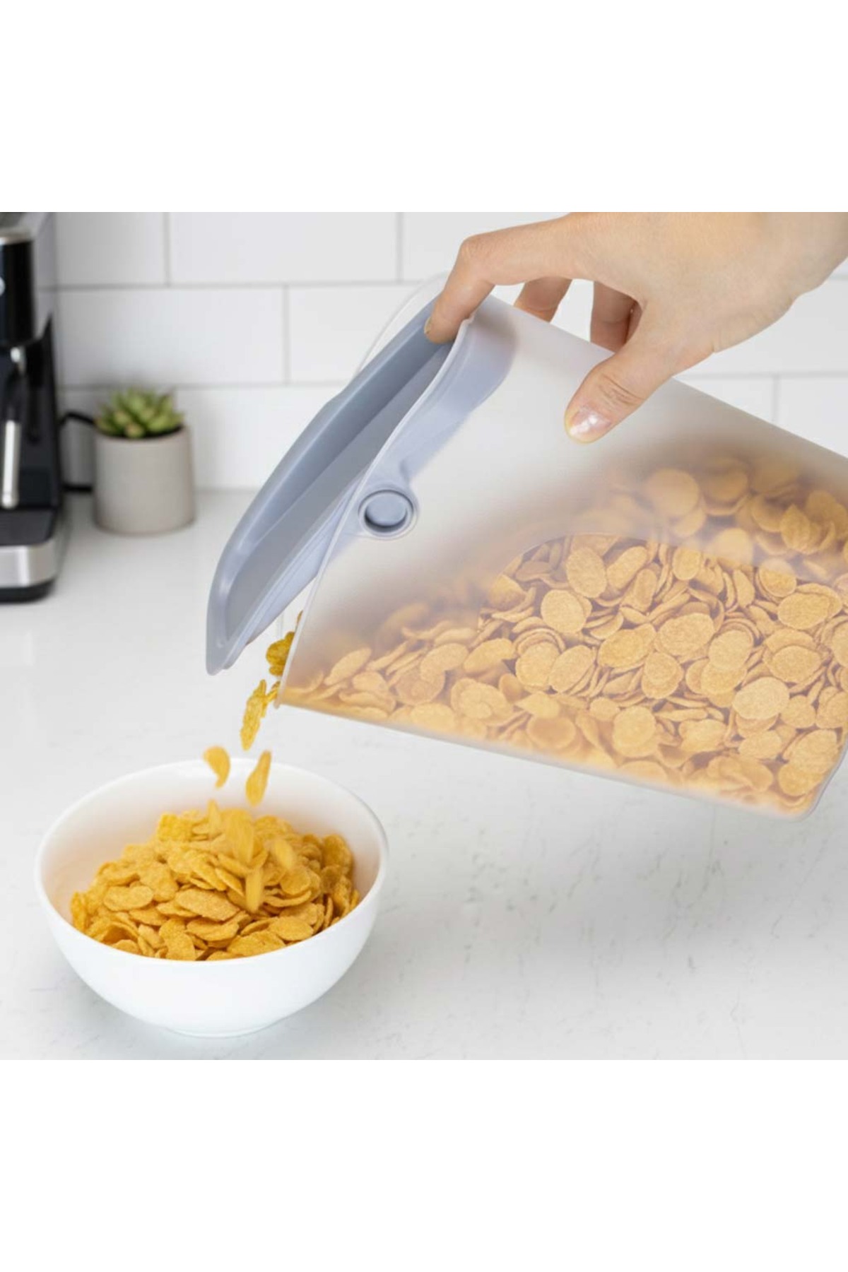 Kuru Gıda Saklama Kabı 1,35 L Bakliyat ve Erzak Kabı 12' li Set