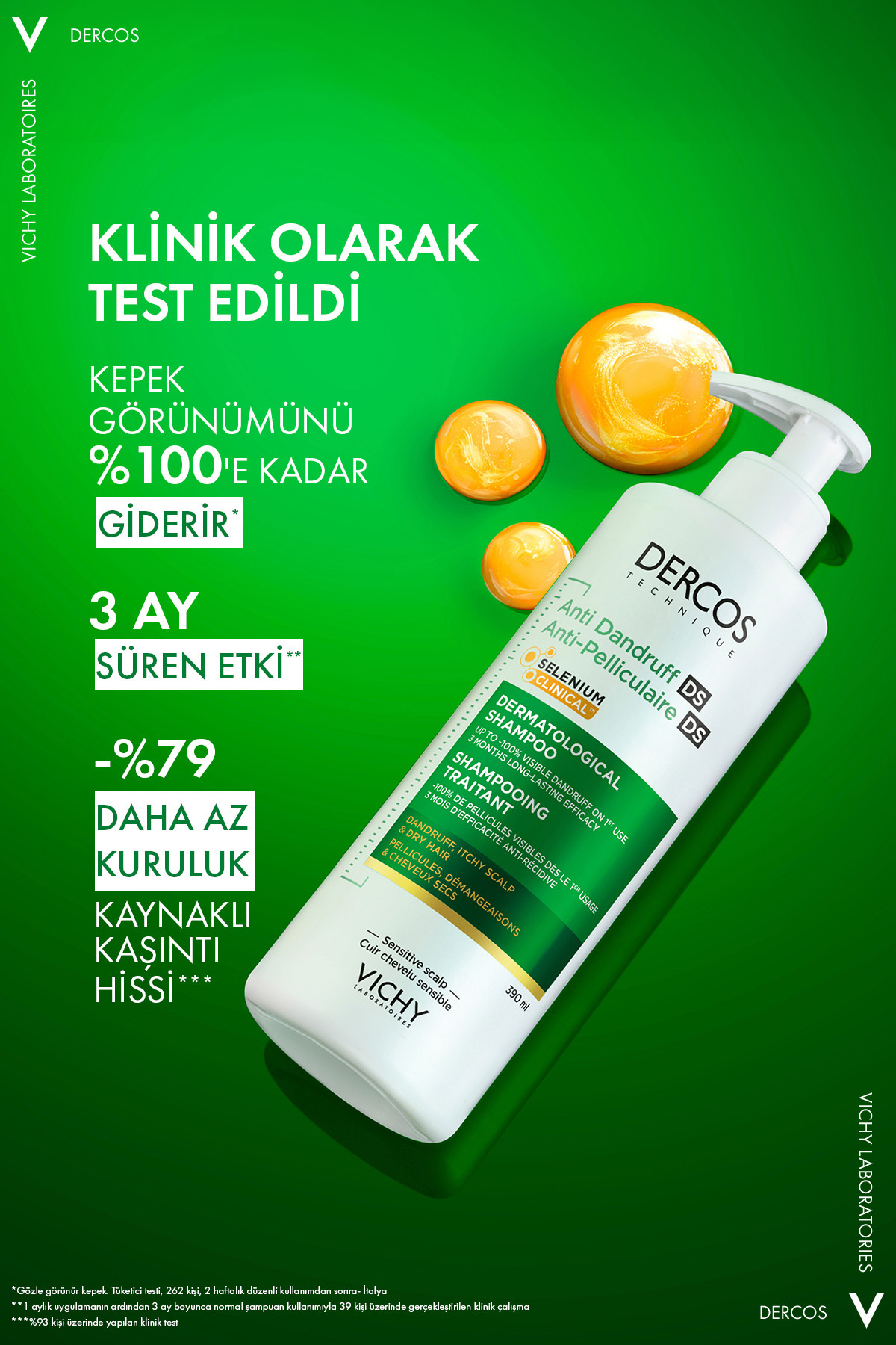 ست مراقبت از مو و آفتاب: سرم ضد آفتاب Anthelios UVAIR SPF50+ 50ml و شامپو ضد شوره Dercos 50ml