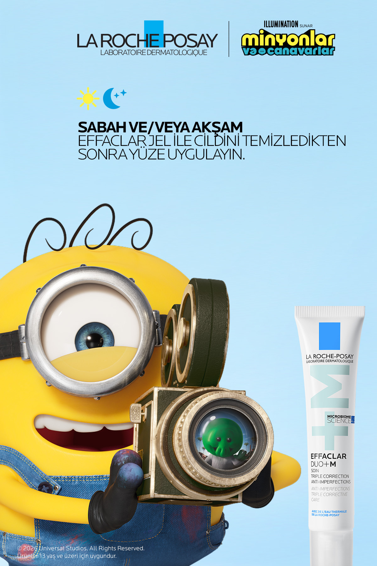 ست مراقبت از صورت و مو: کرم مراقبت Effaclar Duo (+)M 40 میلی لیتر و شامپو ضد شوره Dercos 50 میلی لیتر