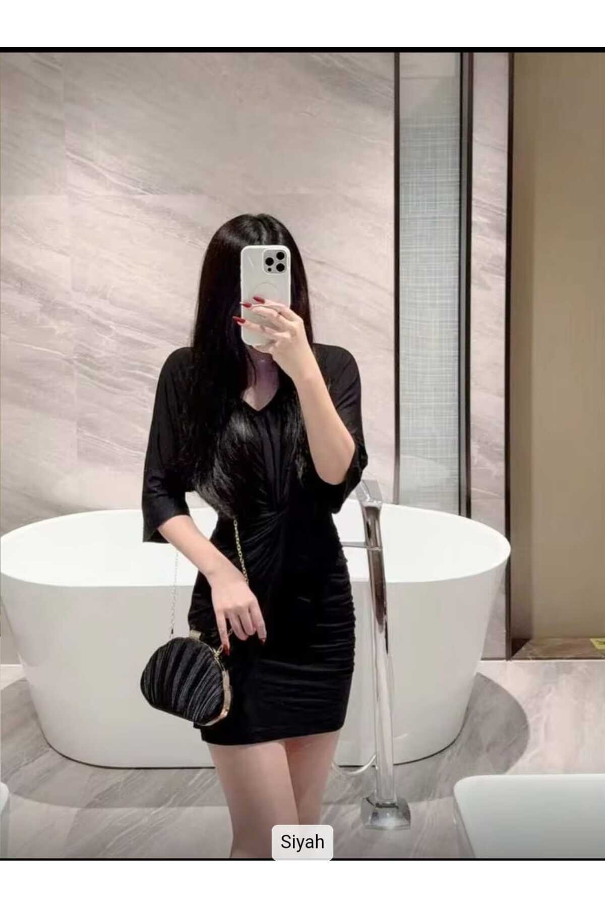 کیف مجلسی لوکس طرح دار مشکی با چین های براق، کیف دستی و دوشی پریمیوم