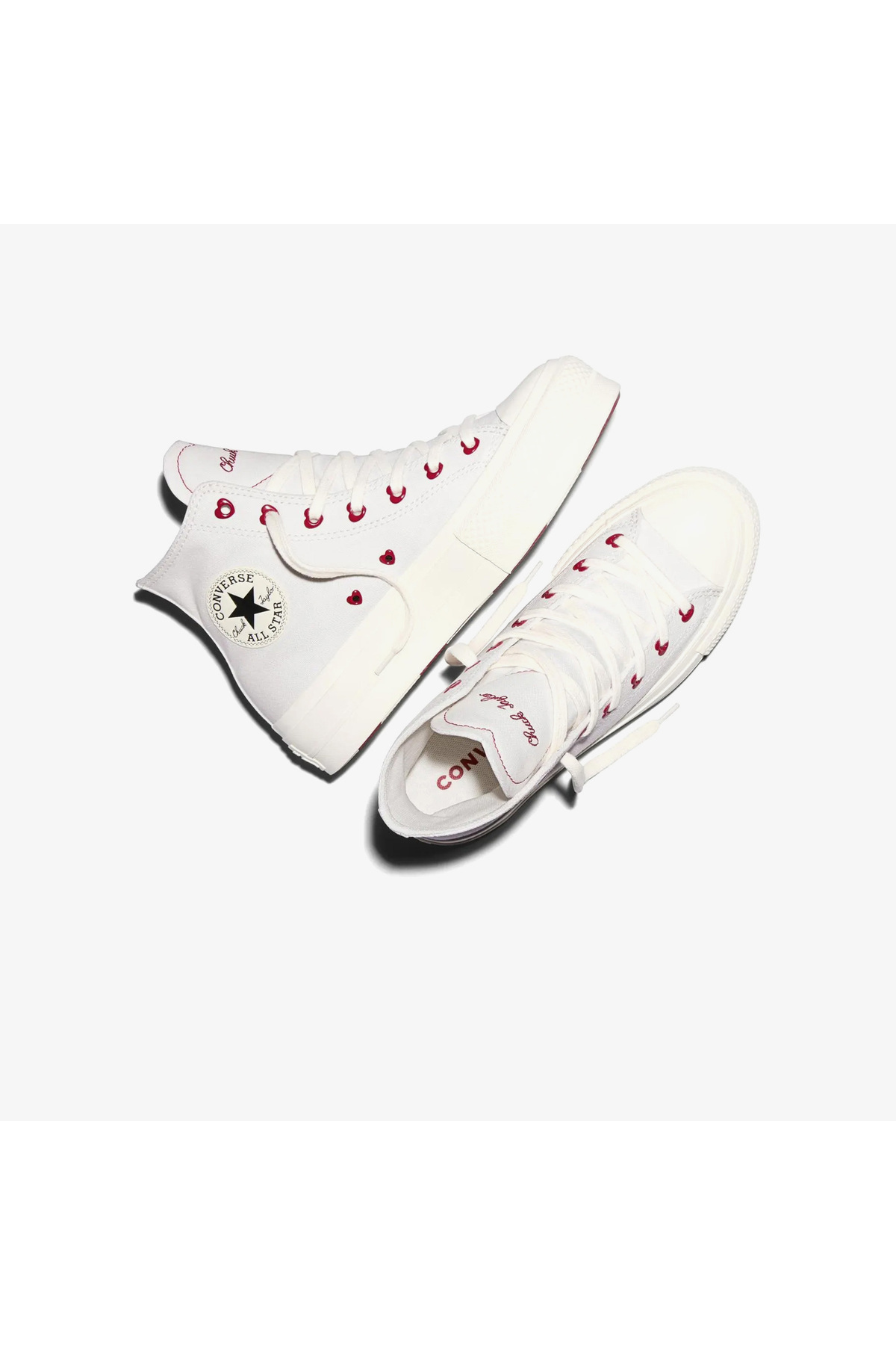 کتانی Chuck Taylor All Star Lift روز ولنتاین رنگ کرم یونیسکس