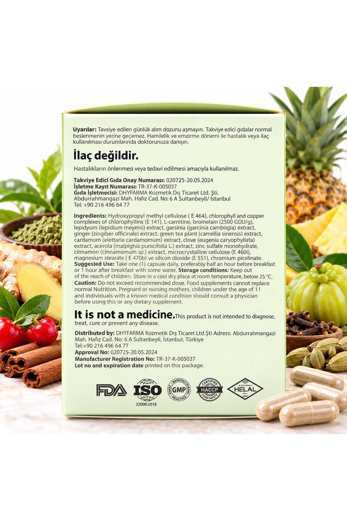 کپسول گیاهی L-carnitine Lepidium A1 PLUS - 30 عدد