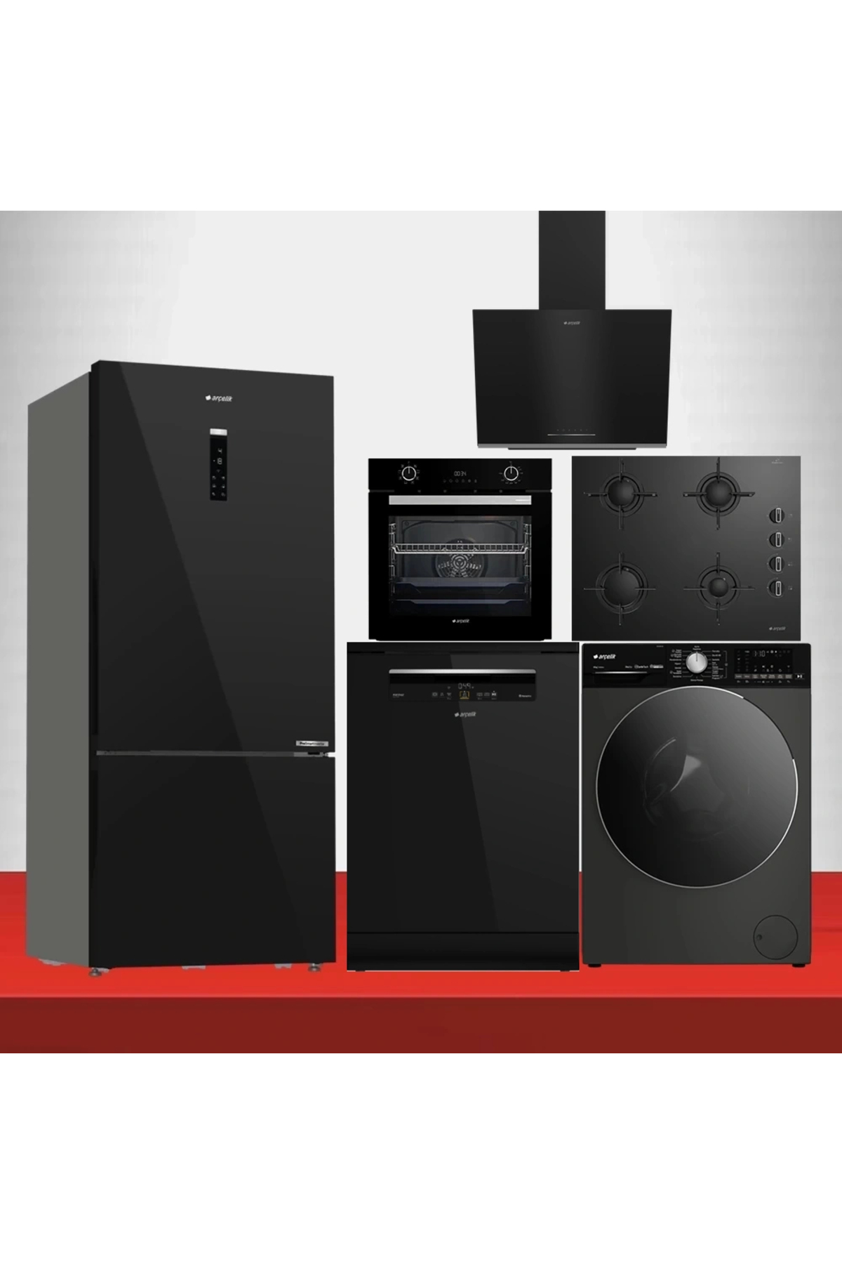 Arçelik Dark Inox Tam Çeyiz Paketi