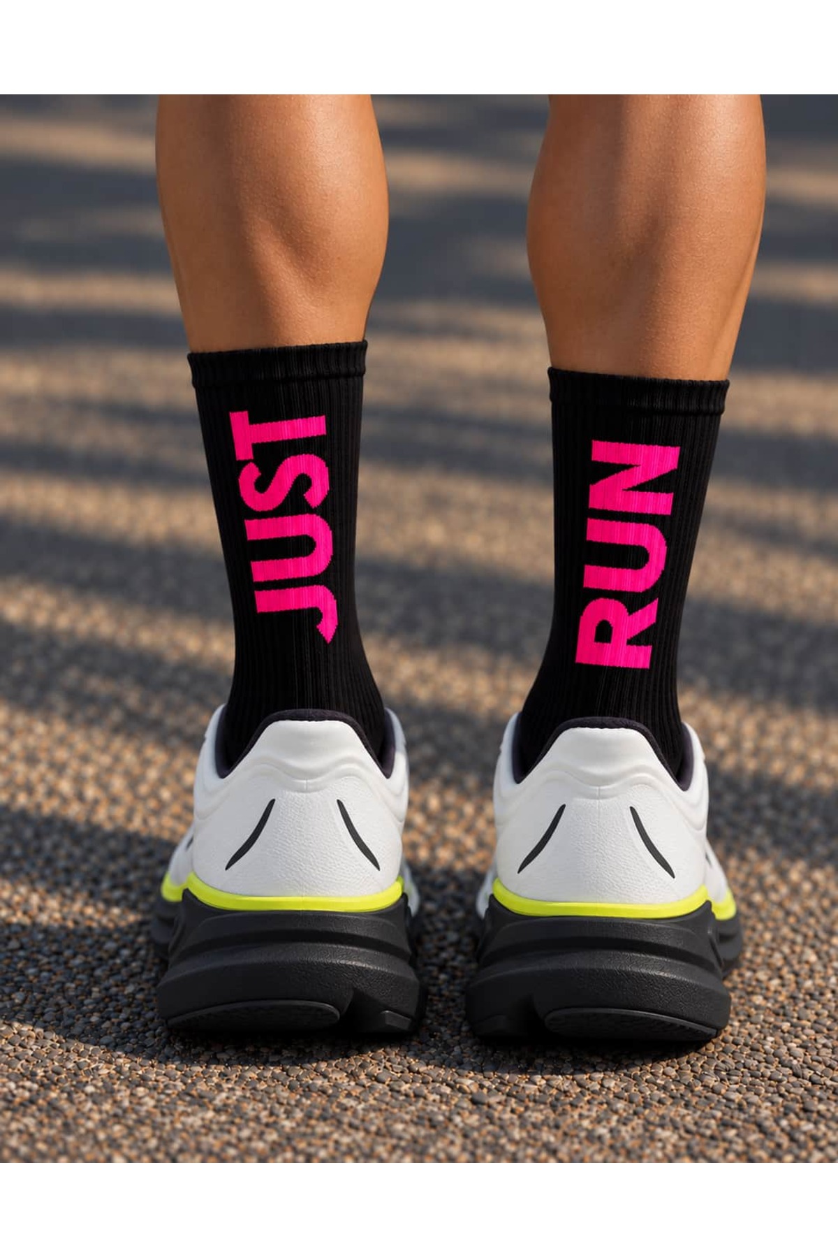 TRIPULSE Just Run Koşu Çorabı Siyah Pembe - Fiyatı