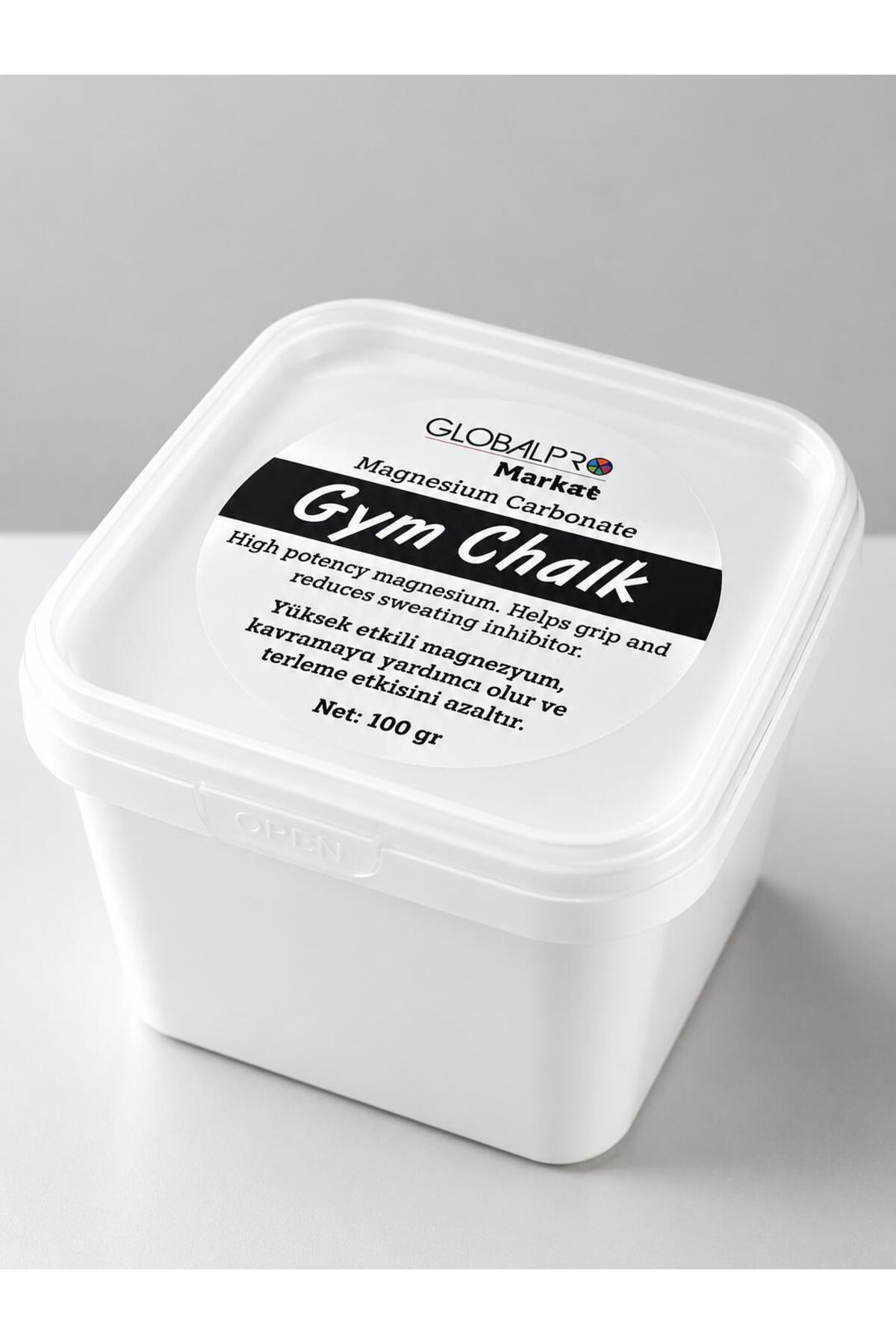 Genel Markalar Magnezyum Tozu Dağ Tırmanma Gym Chalk 100 gram ( HALTER, CROSSFİT ) Fitnes Jimnastik Pudra , pole