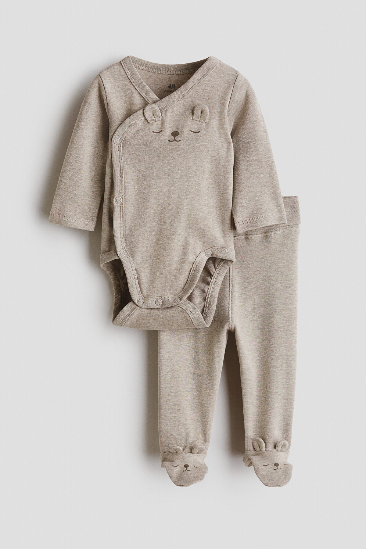 H&M 2 Parçalı Pamuklu Set