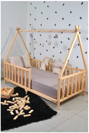 Markaawm Montessori Çocuk Yatak Çadır Karyola CADIR DERYA