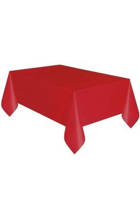 Kırmızı Plastik Masa Örtüsü 20022548