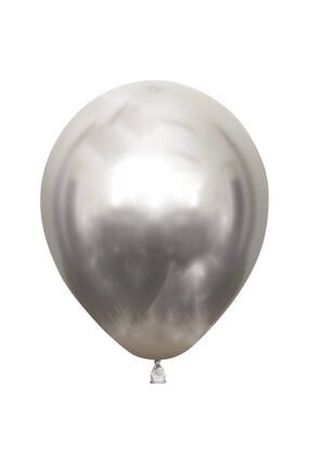 Gümüş Krom Balon 10 Adet P0003231