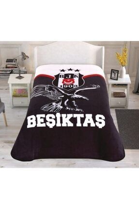 Beşiktaş Siyah Beyaz Battaniye 160x220 TKB0011