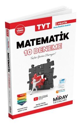 Miray Tyt 10 Matematik Deneme BK9786050681772