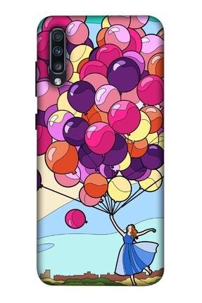 Galaxy A70 Kılıf Balonlar Baskılı Desenli Silikon Galaxy A70 kılıf-Zipax8273D5