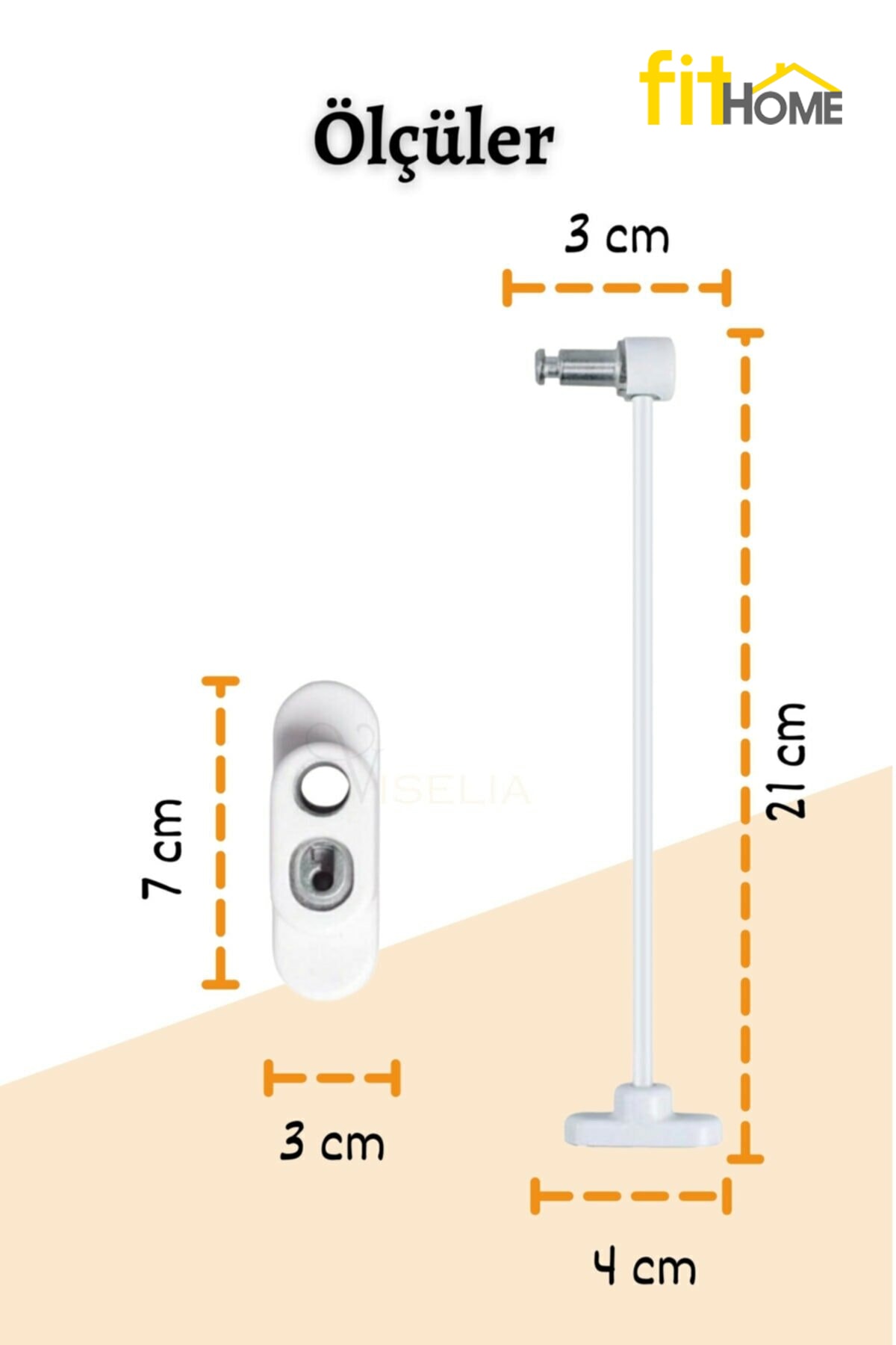 fitfiyat 2 Adet ! Cam Pencere Pimapen Kilidi Hırsız Çocuk Güvenlik Emniyet Kilidi fotoğrafı 4 (önizleme)