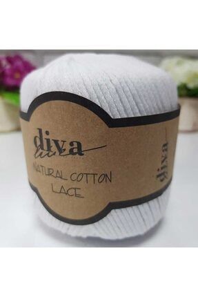 Diva Natural Cotton Lace Lase Ipi 2101 Beyaz DiwaLine-DV017
