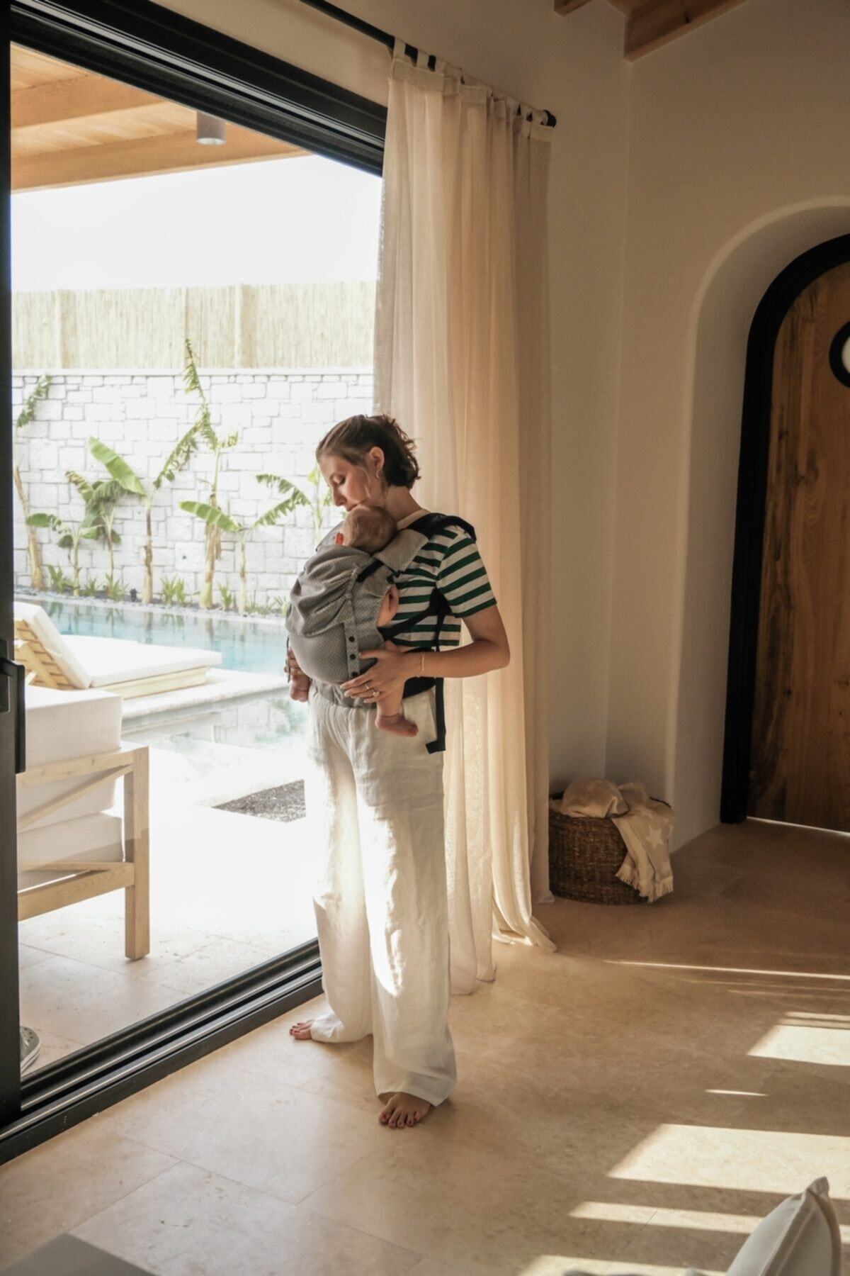 Neko Start Kanguru - Grey Diamond (DİŞ PEDİ HEDİYELİ ERGONOMİK KANGURU) %100 Pamuk, Dokuma Kumaş fotoğrafı 4 (önizleme)