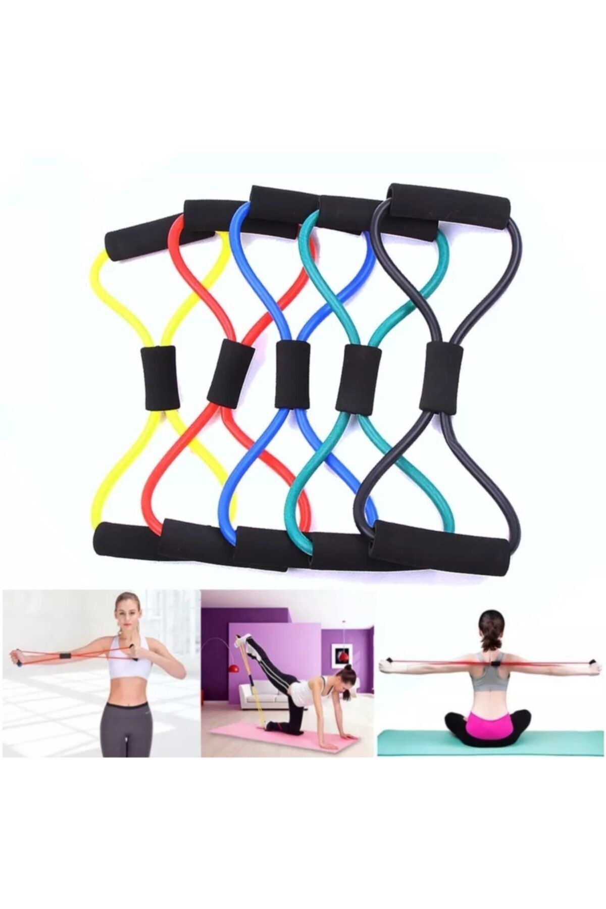 Genel Markalar Pilates Egzersiz Direnç Lastiği