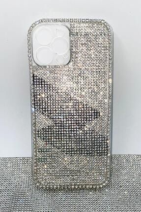 Gümüş Taşlı Iphone 11 Pro Max Telefon Kabı HWCY-GJKO-JVZB-TYGK-ARBK-295