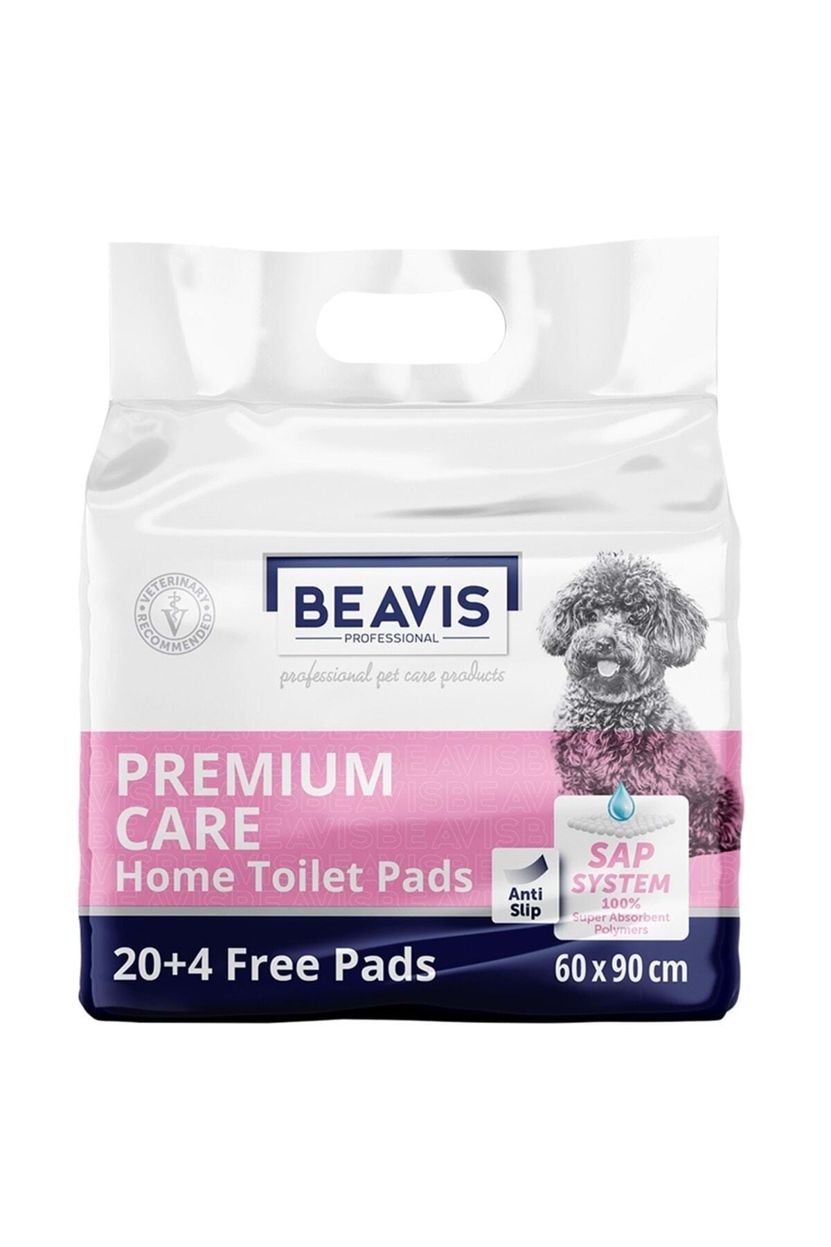 BEAVIS Köpek Tuvalet Eğitim Pedi 60 x 90 cm 20 + 4 Yapışkanlı