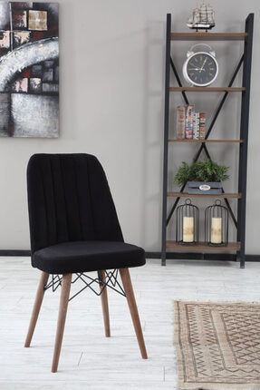 Me Serisi 1 Adet Sandalye Mutfak Sandalyesi Yemek Odası Sandalyesi - Siyah M01