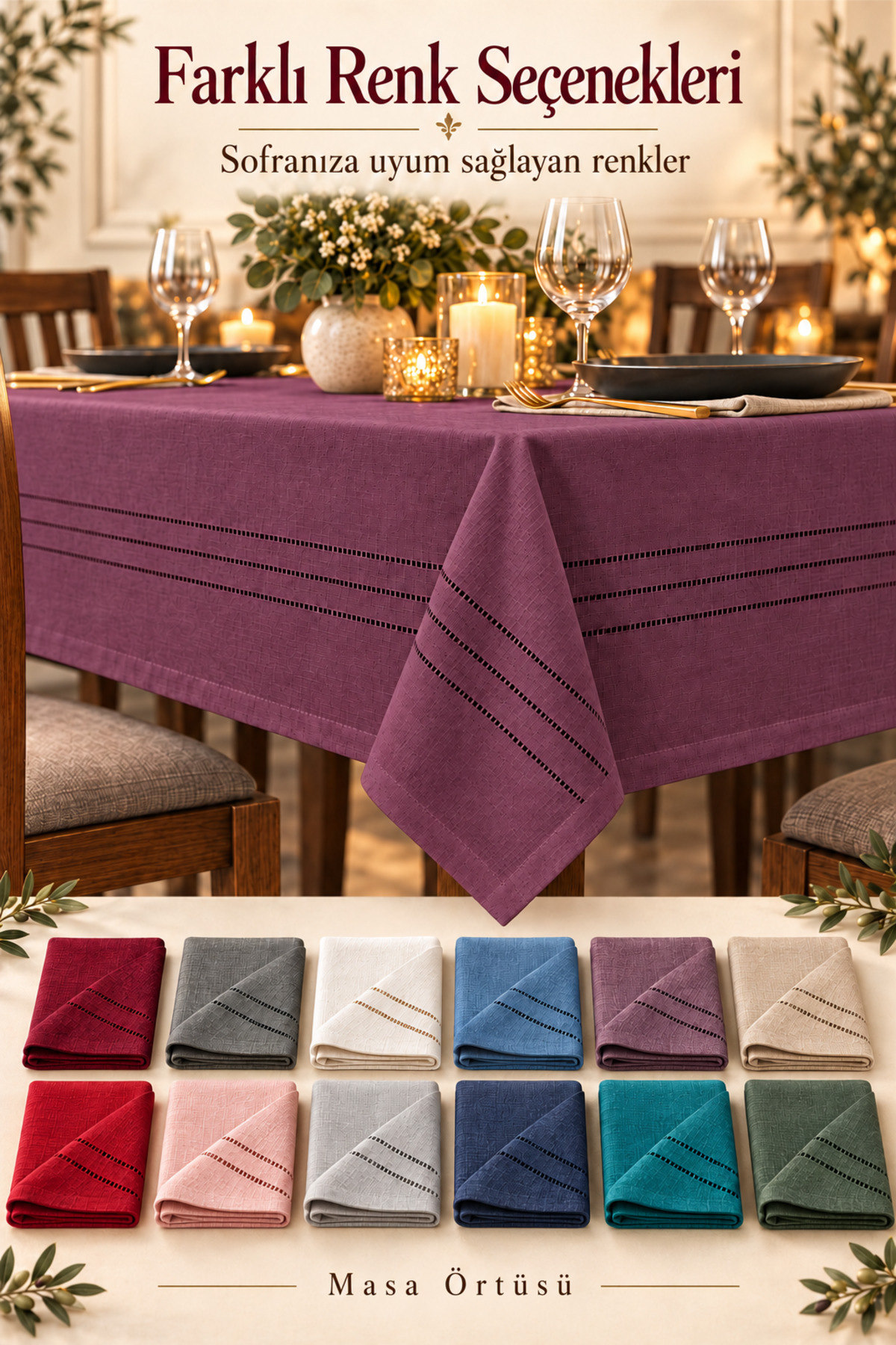 میز پوش Colber ضد لک 160x220 سانتی‌متر – شیک و مقاوم