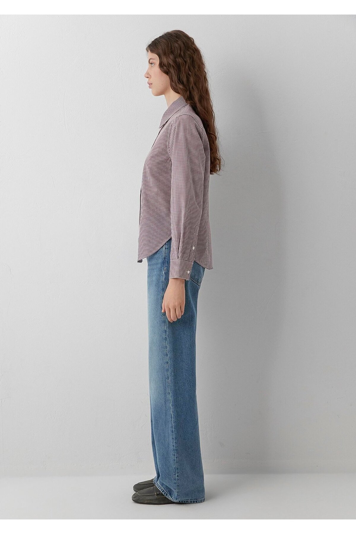 پیراهن پوتیکاره bordo Regular Fit / Normal Kesim 1211593-91717