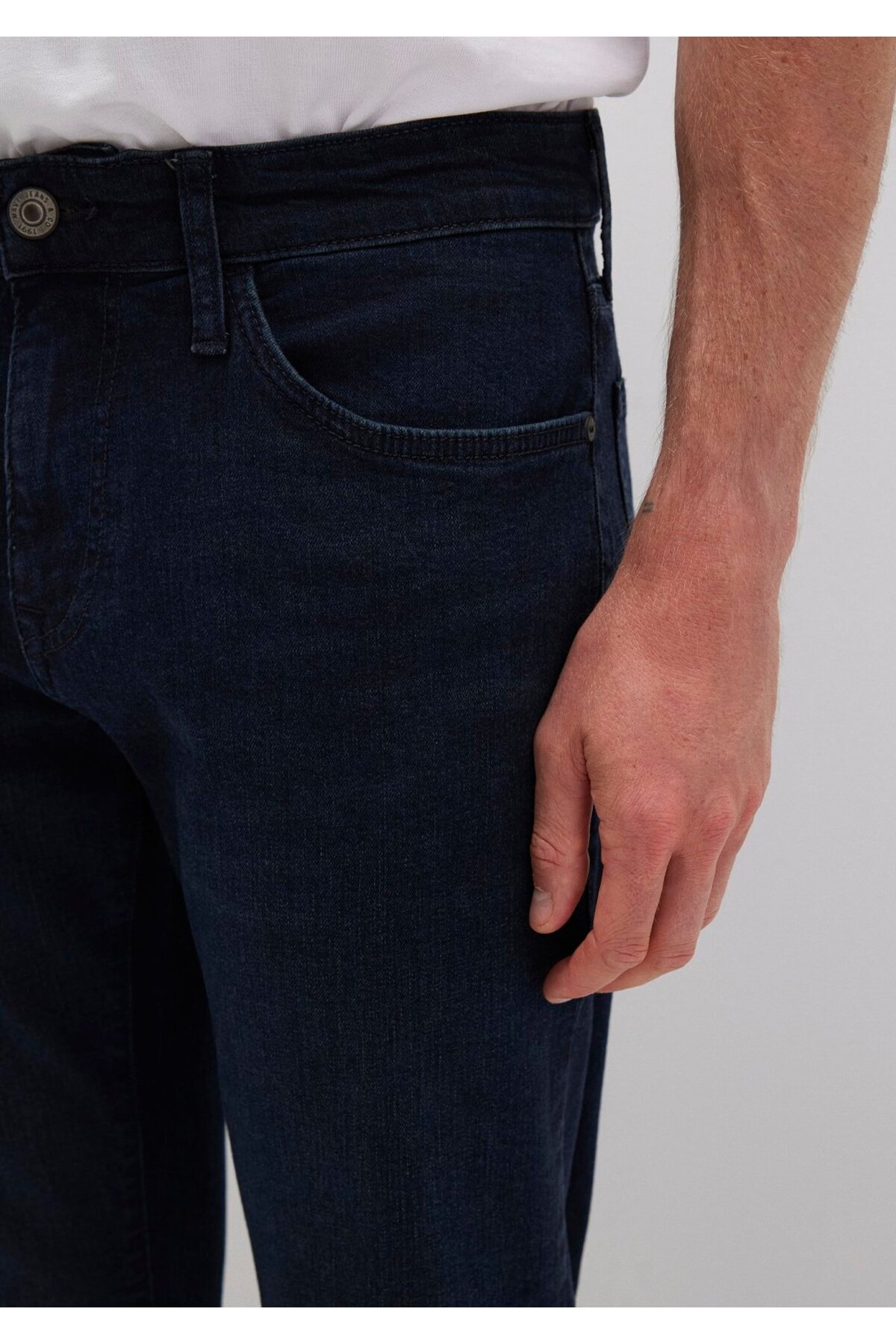 شلوار جین راحتی مارتین رنگ شب آبی 8837827883
