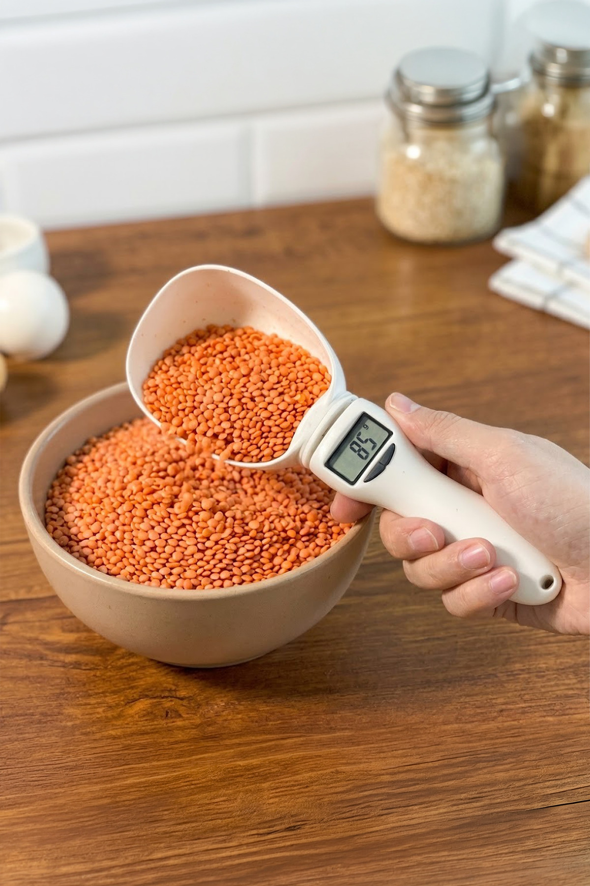 وزن‌سنج دیجیتال حساس 800 گرمی کاشی‌دار
