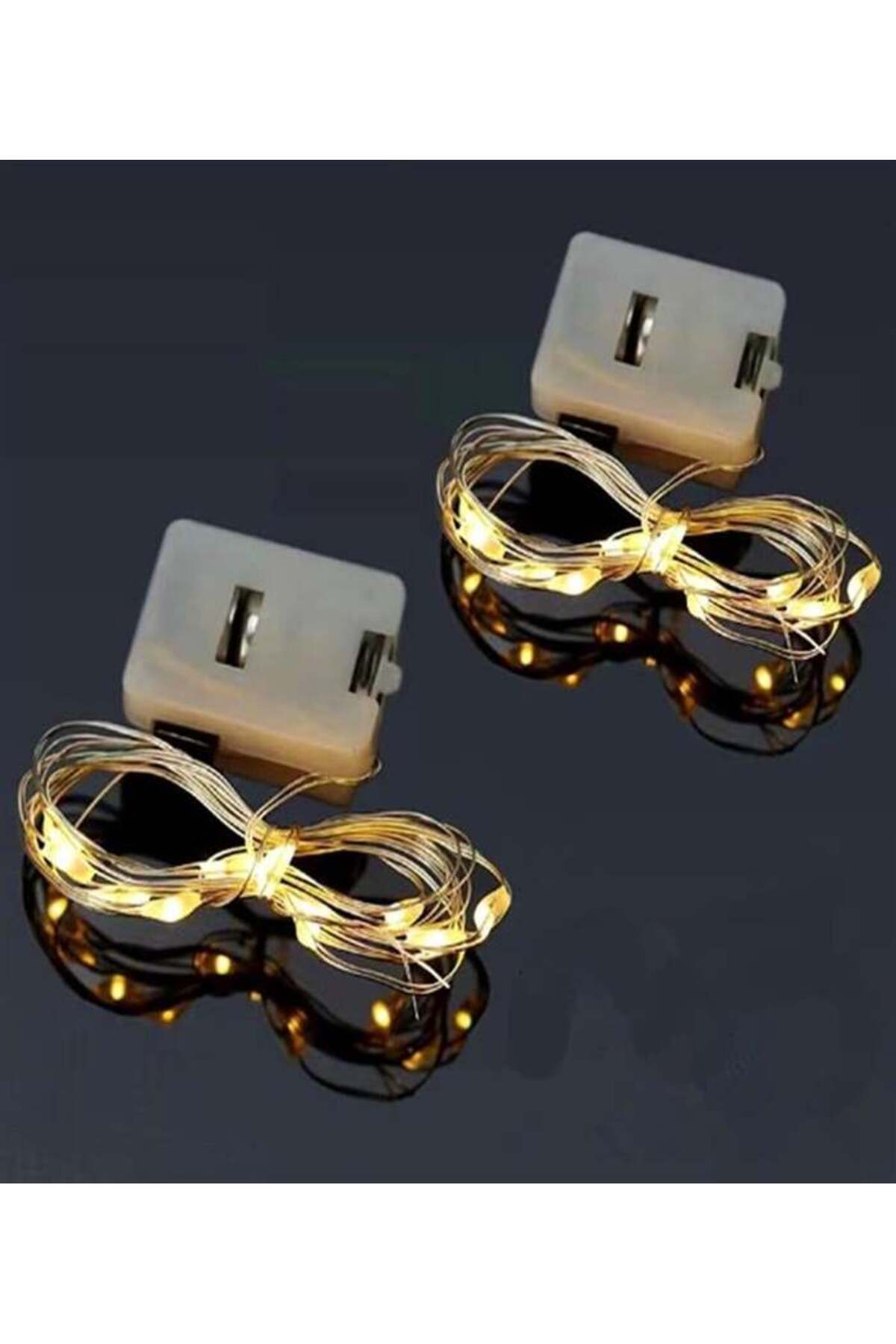 Janva 1 Metre Peri Led Mini Güç Kutulu Dekoratif led Piller Dahildir 1 adet