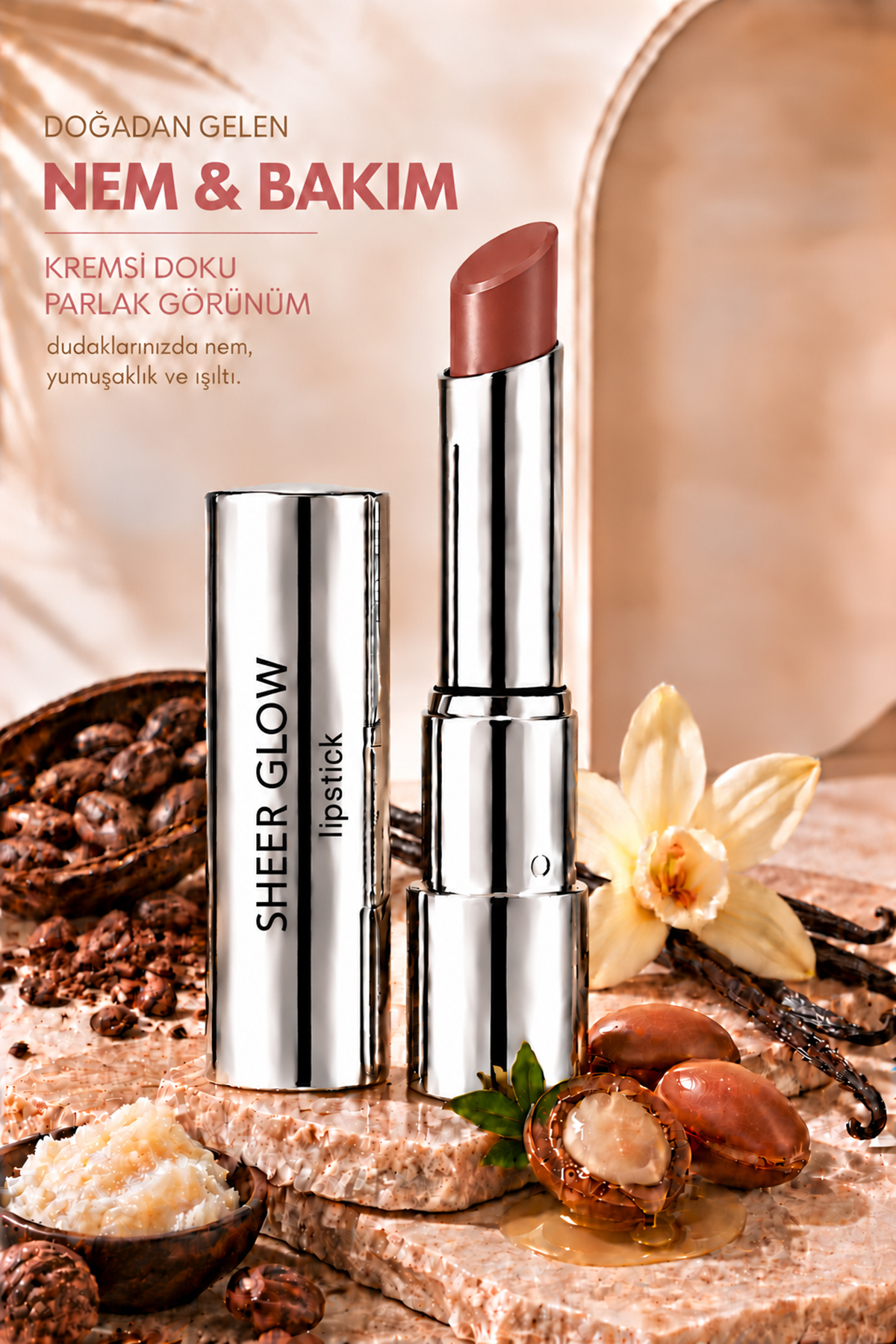 رژ لب شفاف و درخشان - مرطوب کننده - Muse - 013