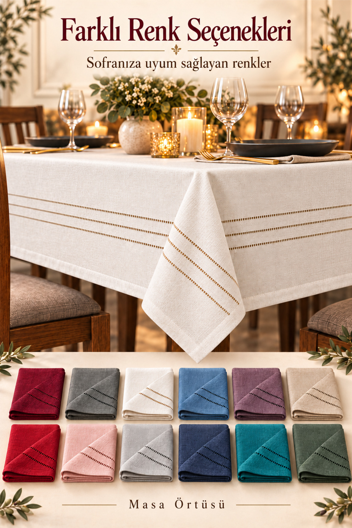 میز پوش Colber ضد لک 160x220 سانتی‌متر – شیک و مقاوم
