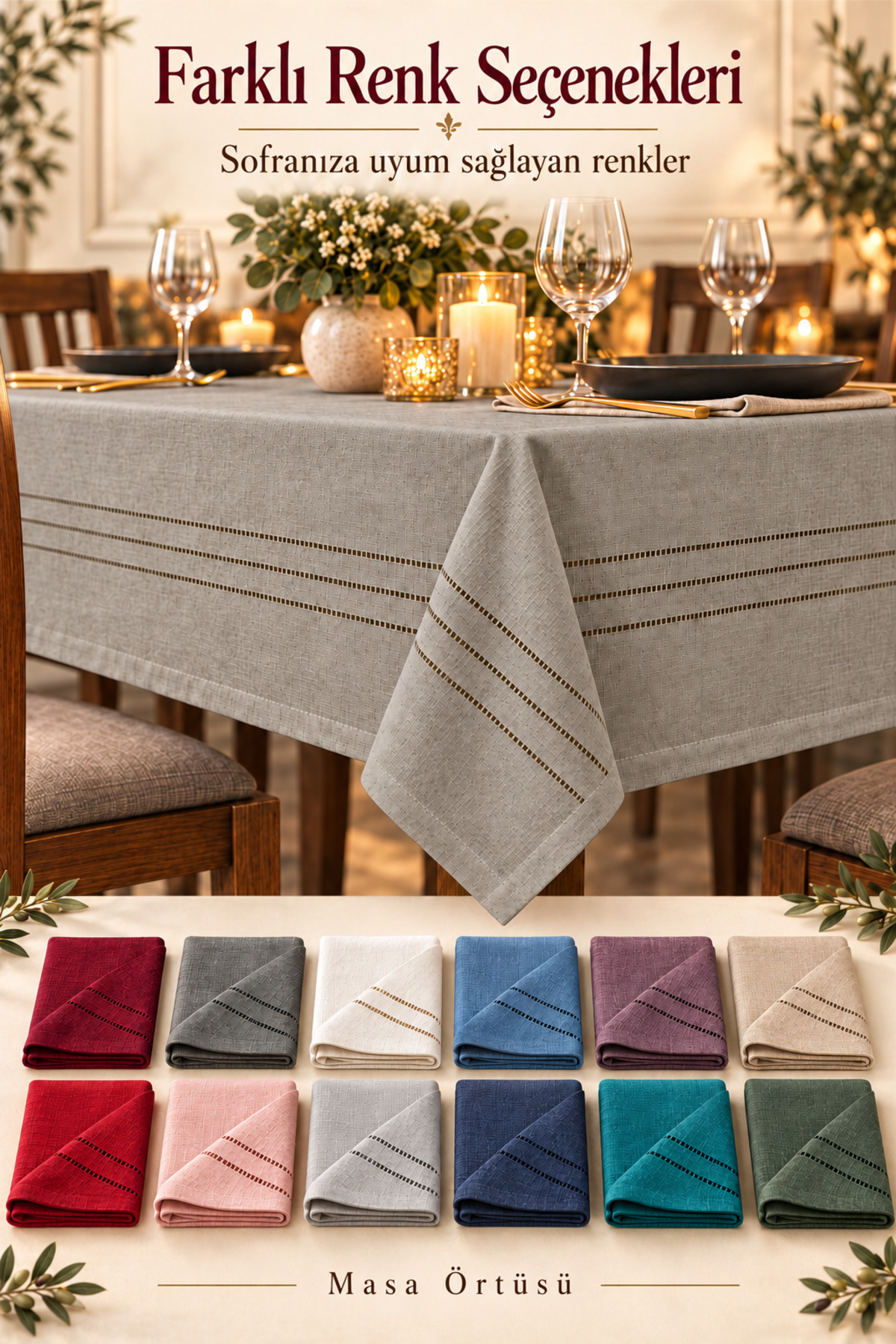 میز پوش Colber ضد لک 160x220 سانتی‌متر – شیک و مقاوم
