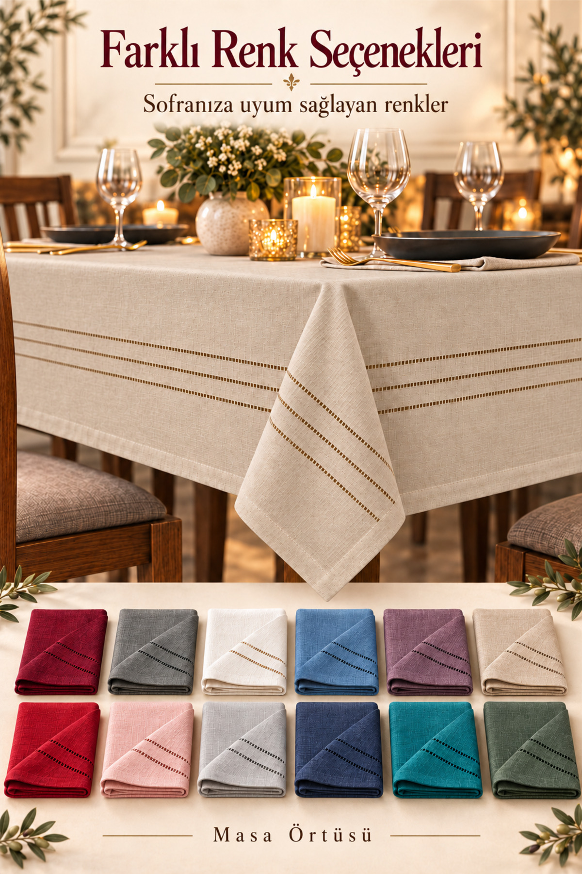 میز پوش Colber ضد لک 160x220 سانتی‌متر – شیک و مقاوم