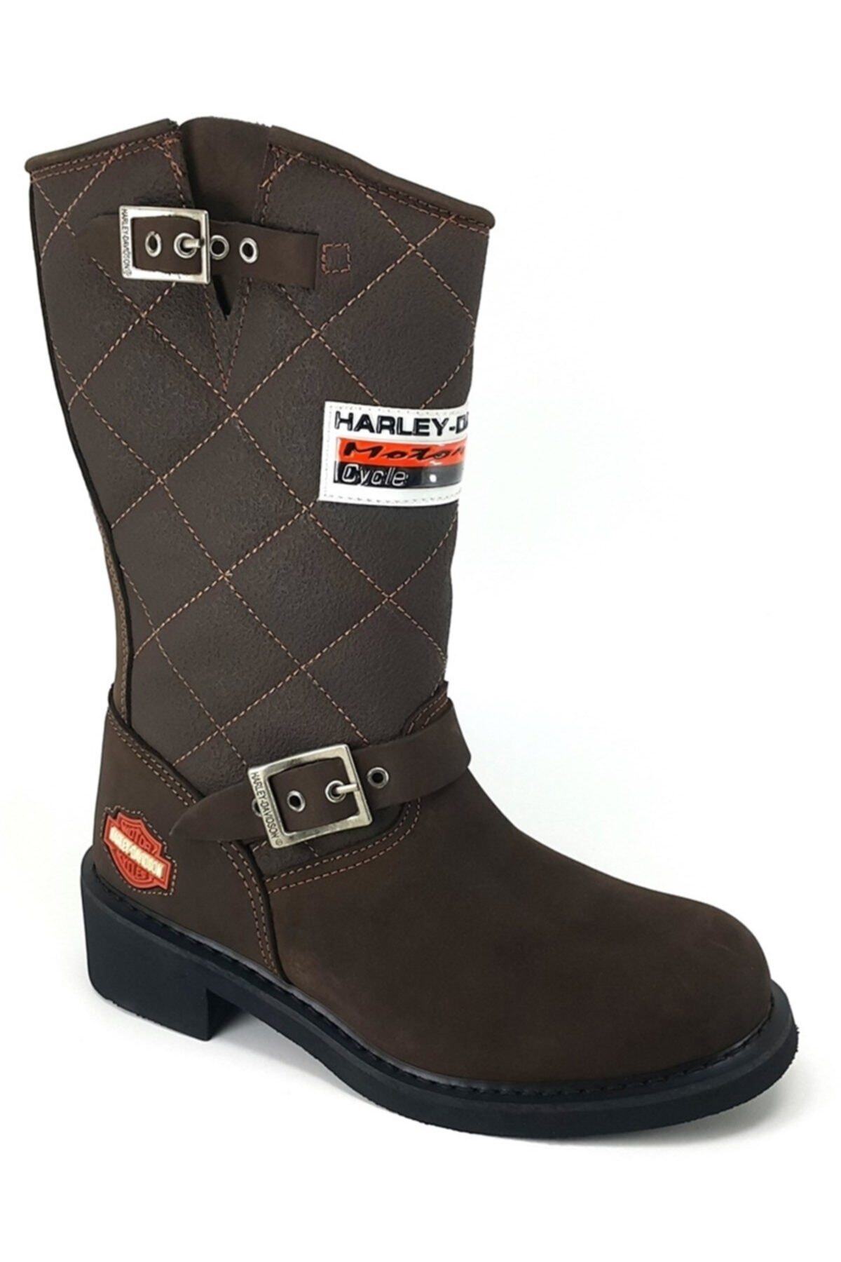 Harley Davidson Laconıa Günlük Bot Kahverengi Nubuk