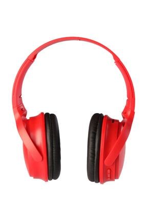 0236 Kablosuz Kulak Üstü Bluetooth Kulaklık Kırmızı MF10480